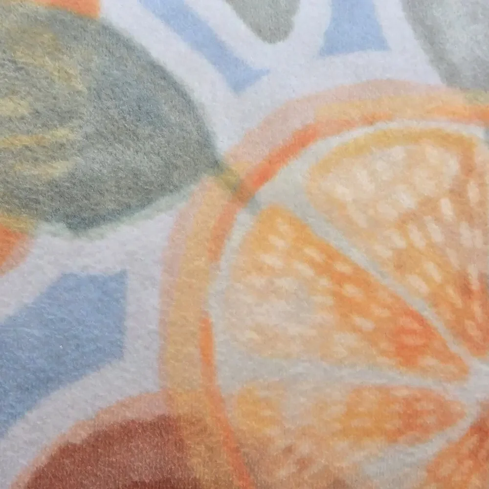 Citrus Theme Lumbar Pillow 13x24